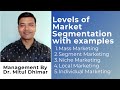 Levels of Market Segmentation with examples