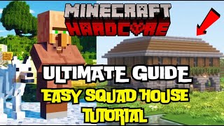 Minecraft How To Build A Squad House Tutorial