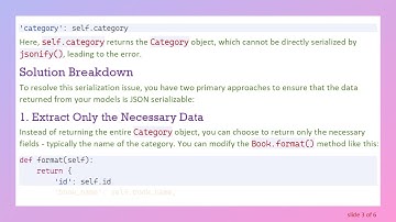 Solving TypeError: Object of type 
