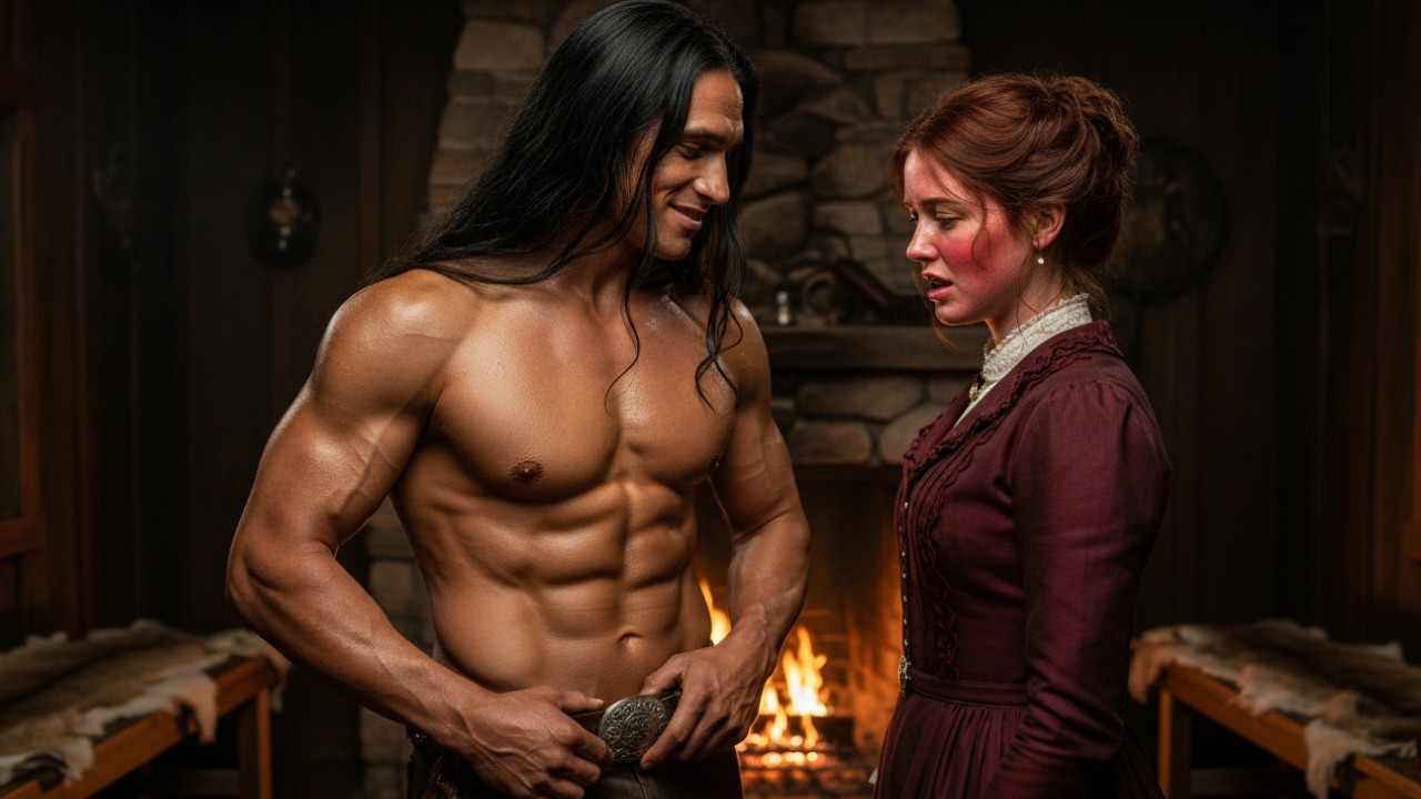 „Du wurdest rot, als ich das Hemd auszog... doch sein Blick verriet mehr“, grinste der Apache.