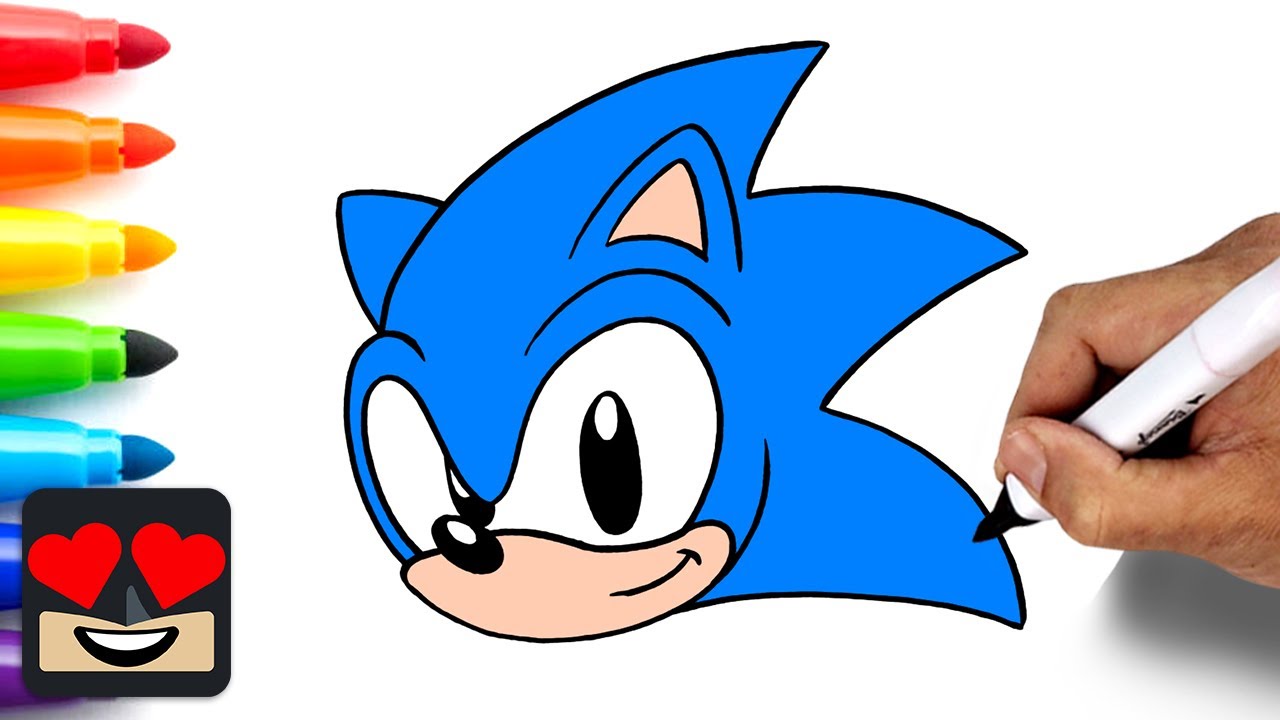 How To Draw Sonic The Hedgehog for Beginners