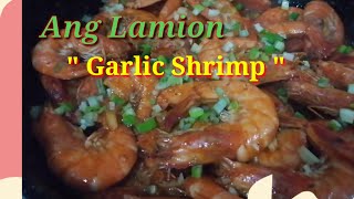 ASMR Sauted Garlic Shrimp #short #asmr #food