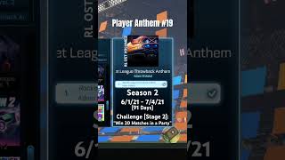 “Rocket League Throwback Anthem” Player Anthem Rocket League #playeranthem #rocketleaguemusic