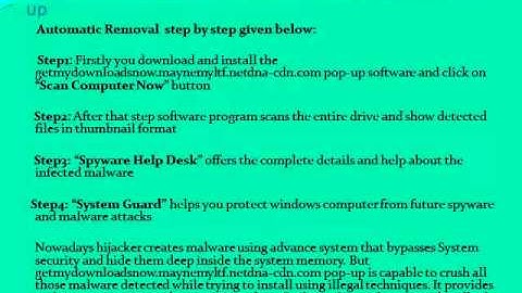 Remove getmydownloadsnow.maynemyltf.netdna-cdn.com pop-up: easy removal process