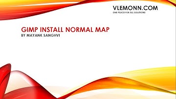 GIMP Install Normal Map