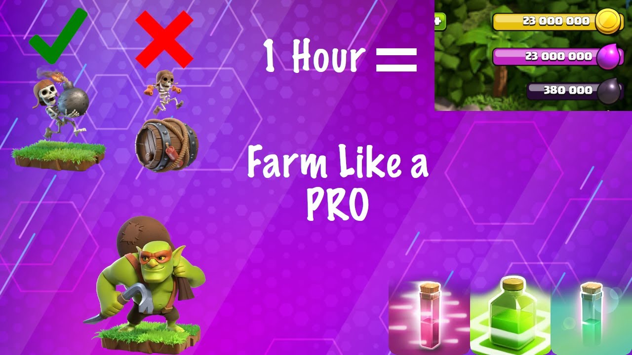 How to Farm Like a PRO in Clash of Clans - YouTube