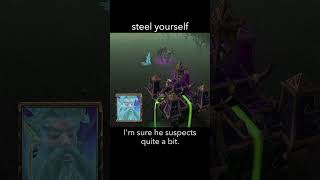 steel yourself — WarCraft 3 dialogue scene