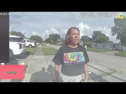 Kids Watch Florida Man Nearly Kill Their Mom | Bodycam Footage