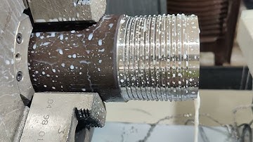 PIPE THREADING - PNEUMATIC CHUCK -  TCP H400L - CNC LATHE MACHINE - TIRUPATI CNC PRODUCTS