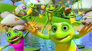 Five Little Speckled Frogs, Numbers Songs & Kids Learning Videos