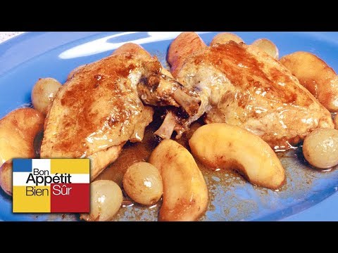 [Recette] Poitrine de Pintade, Raisin Frais et Pomme, Jus Au Vieux Maury - Chef Michel Del Burgo