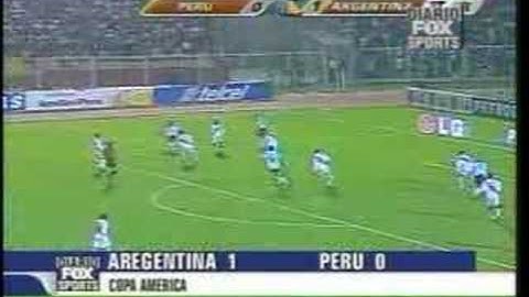 Argentina 1 - Peru 0 - Copa America 2004