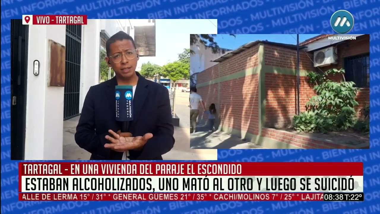 TARTAGAL: ESTABAN ALCOHOLIZADOS, UNO MATÓ AL OTRO Y LUEGO SE SUICIDÓ