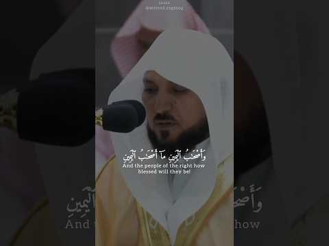 فضيلة الشيخ د ماهر المعيقلي وأصحاب اليمين ما أصحاب اليمين