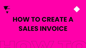 How to create a sales invoice