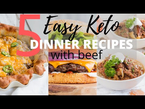 EASY KETO DINNER RECIPES USING BEEF + DINNER DONE IN 30 MINUTES!! --Keto Meal Prep Instructions!!