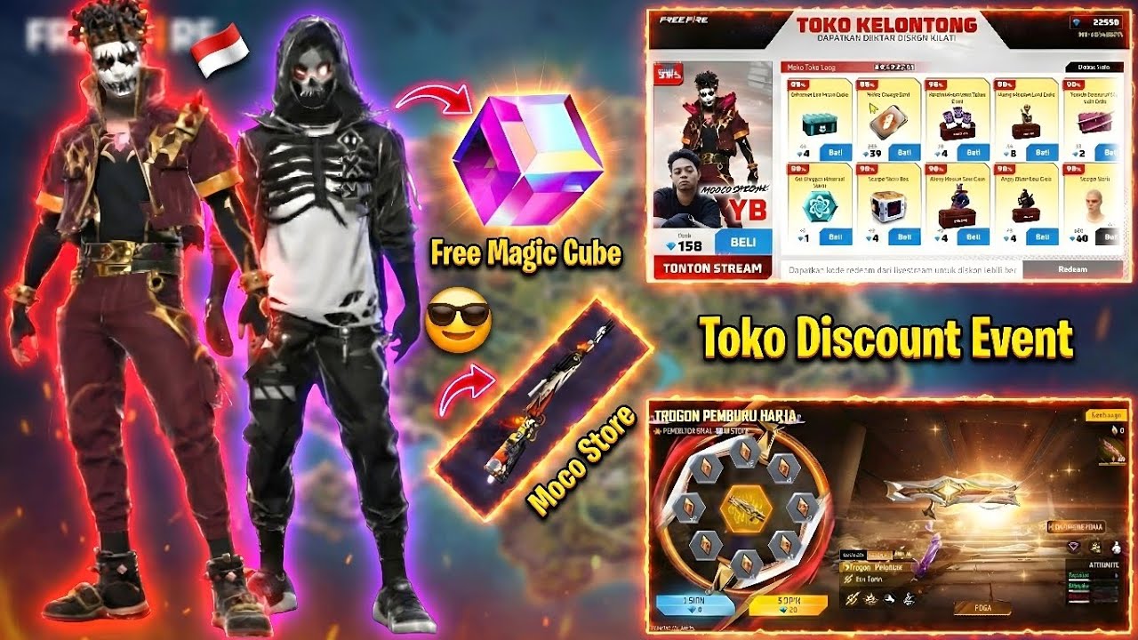 FF Indonesia Server Magic Cube New Discount Event Moco Store