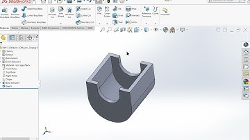 Creating Pump cover using SolidWorks