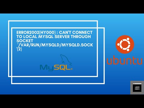 ERROR2002(HY000):Can't connect to local MySQL server through socket '/var/run/mysqld/mysqld.sock'(2)