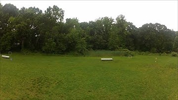 HOVERTHINGS HT-FPV FPV flight on soccer field during practice part #6