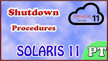 ** Shutdown Procedures ** Solaris 11 ** Personal Tutor **