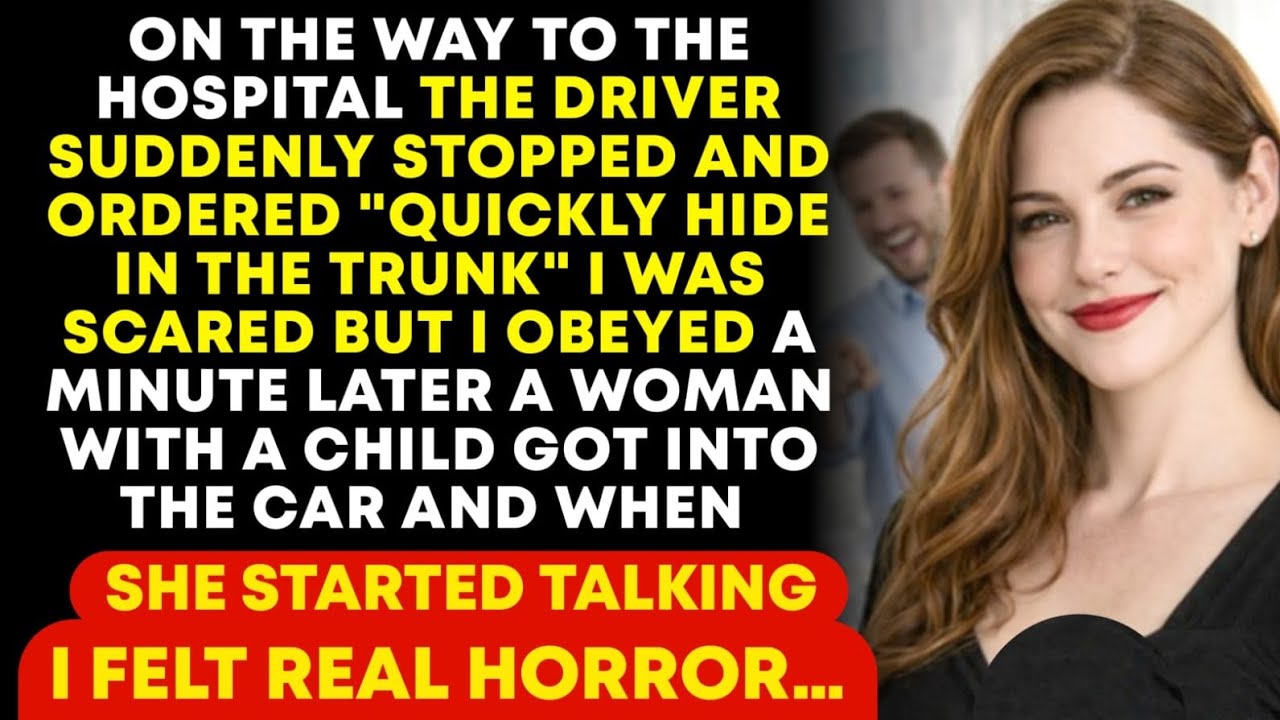 On the way to the hospital, the driver slammed on the brakes and told us to hide. And the next mi...