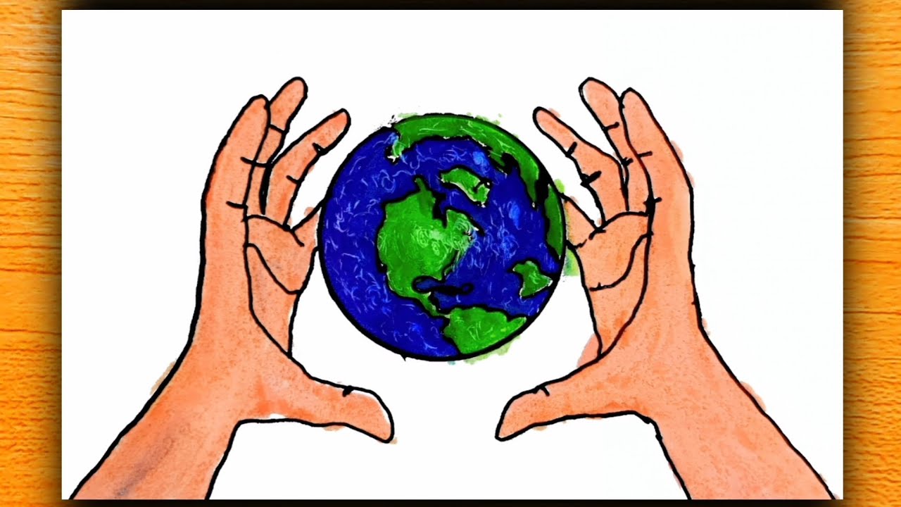 World Earth Day Drawing | Save the Earth Easy Art Idea