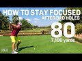 How to Stay Focused Every Shot even after bad holes MENTAL CHAMPION