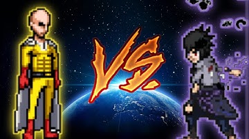 Saitama(New) VS Sasuke Indra V2 in Jump Force Mugen.