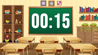 15 Second Timer with Fun Playful Kids Music Instrumental Countdown