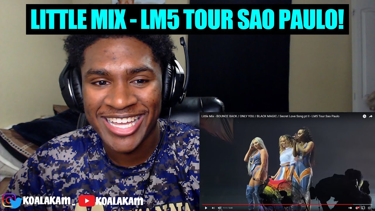 LM5 Tour Sao Paulo - Bounce Back, Only You, Black Magic, & Secret Love Song P2 (REACTION!)