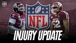 Training camp & health updates on Aggies in the NFL