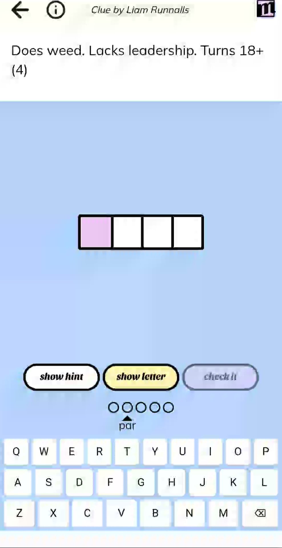 Minute Cryptic 5 Apr 2025 #crosswordpuzzles #crypticcrossword