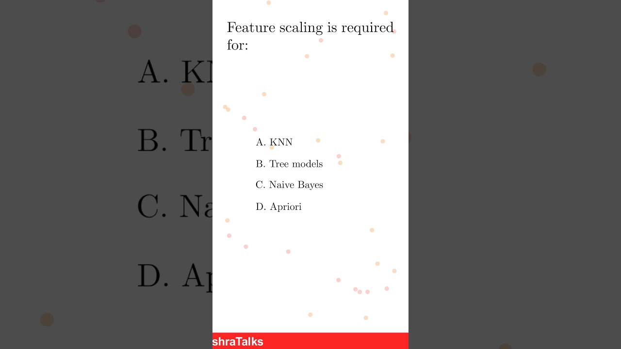 Feature scaling 📏