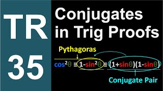 TR-35: Using Conjugate Identities in Trig Proofs (Trigonometry series by Dennis F. Davis)