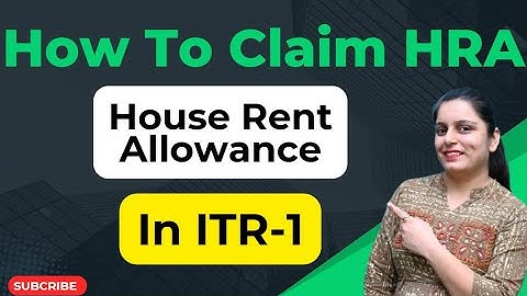 How to Claim HRA in ITR? | How To Calculate HRA in ITR? | ITR 2025-26 | New Method of ITR Filing