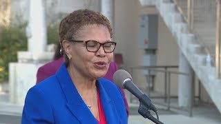 LA Mayor Karen Bass addresses LAPD staffing shortages