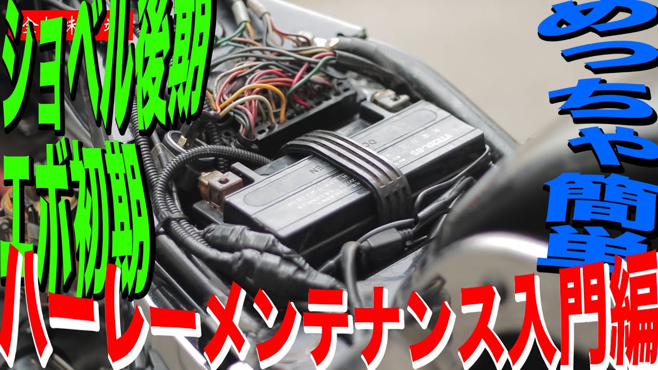 H-D FXST】ハーレー メンテナンス入門 初心者でも出来る簡単