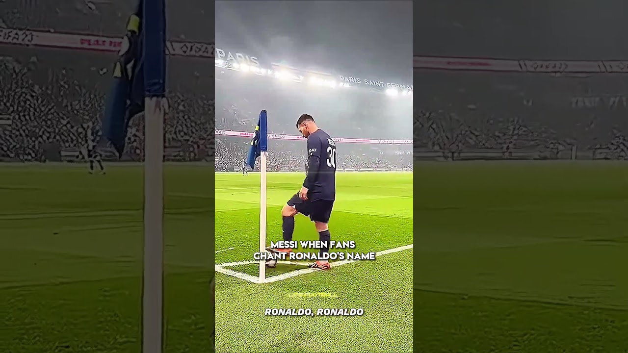 Ronaldo and Messi When Fans Chant Names😂💀 
