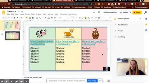 Google Meets: Workaround for Breakout Rooms