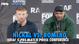 Bo Nickal, Yoel Romero Preview Wrestling Match Raf 5 Pre-Match Press Conference