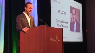 CT State Treasurer Shawn Wooden Addresses Teachers at the 2019 CEA Summer Conference