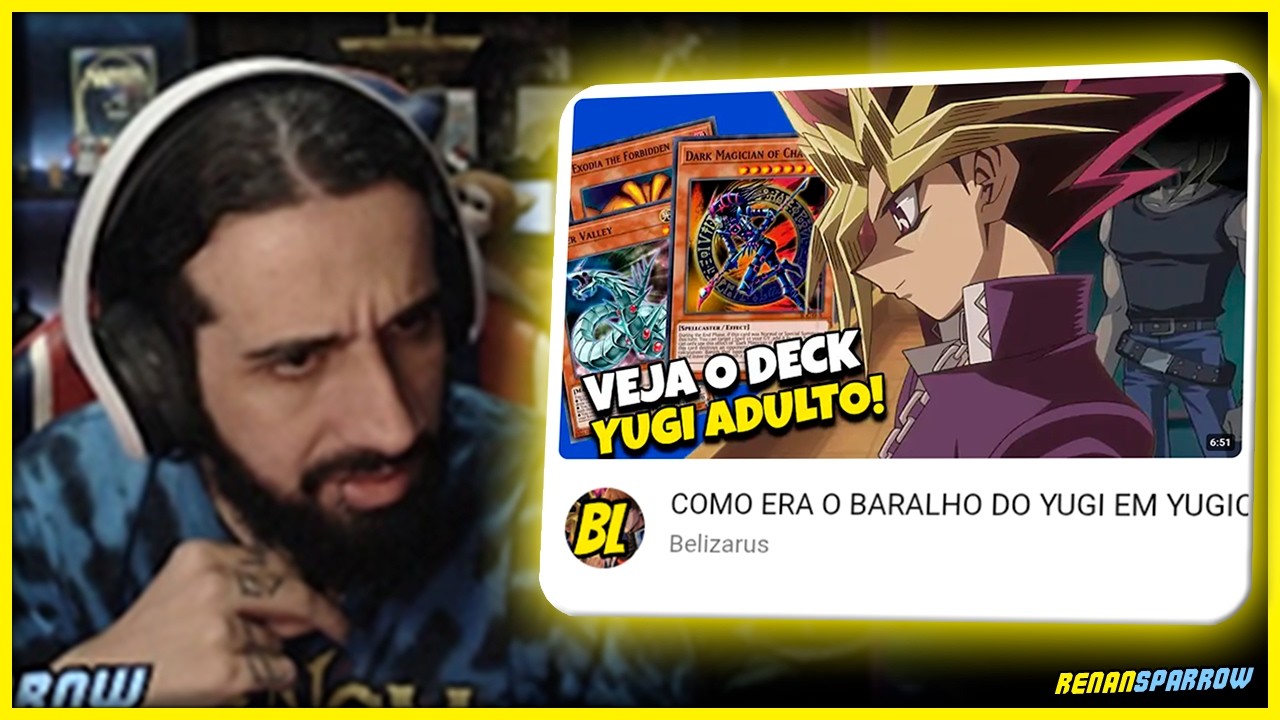 COMO ERA O BARALHO DO YUGI EM YUGIOH GX? // React @phm3927