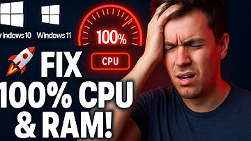 Fix High CPU & RAM Usage in Windows 10 11 ⚙️ |  Speed Up Your PC 2025 Step by Step!