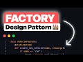 Factory Design Pattern in Python - Advance Python 💪