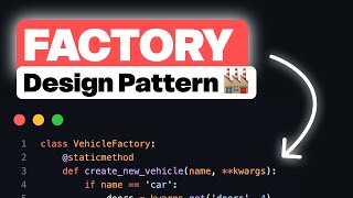 Famous Factory Design Pattern in Python - Advance Python 💪 Net Worth