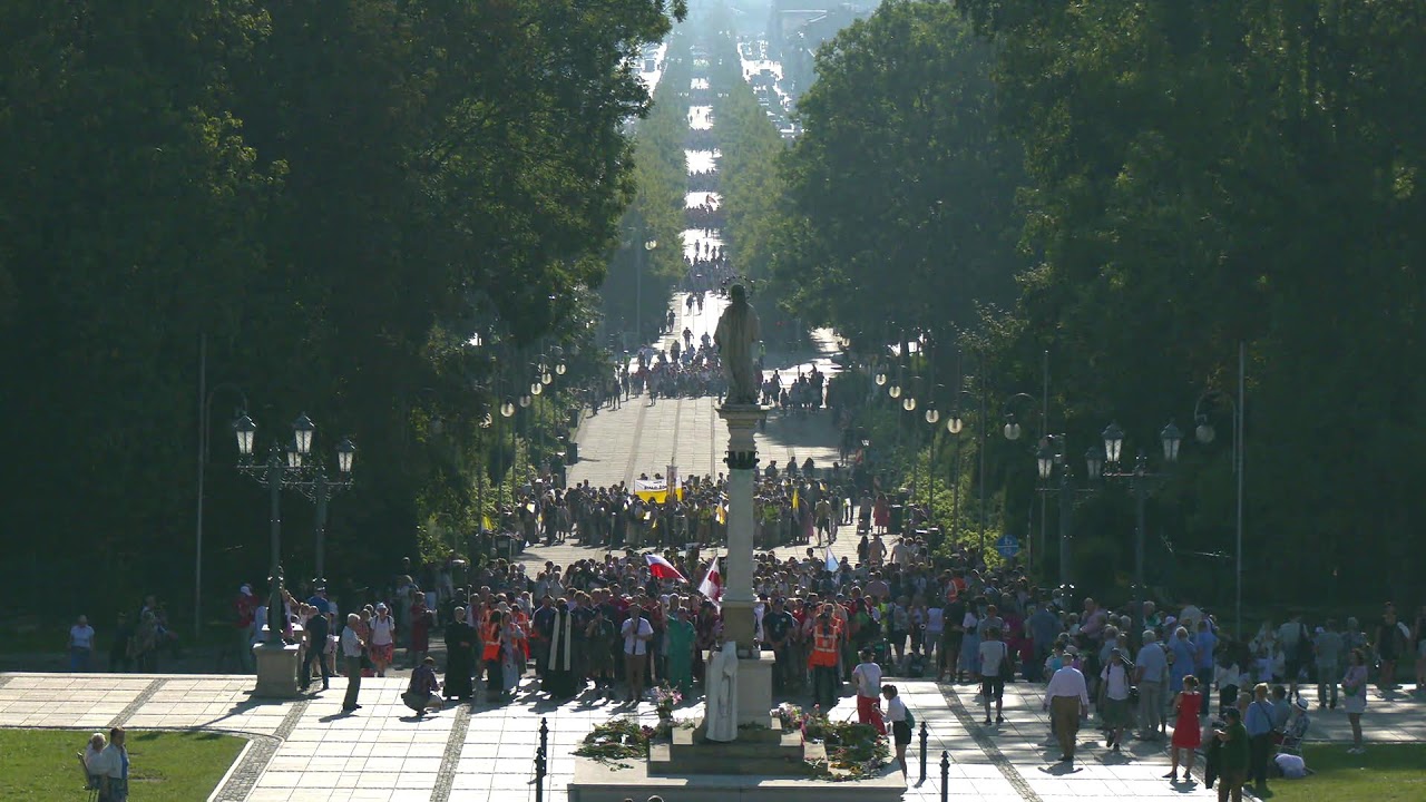 Wejścia Pielgrzymek Siedleckiej i Płockiej na Jasną Górę, 5:00, 14.08.2025