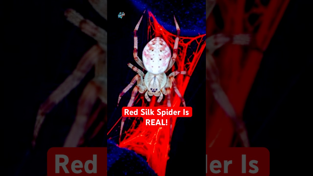 World’s First Gene-Edited Spider Spins Red Fluorescent Silk Using CRISPR 