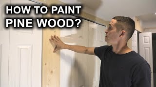 How To Paint Bare Pine Wood? Fill Holes, Sand, Prime With Shellac Primer, Paint! Detailed Tutorial.