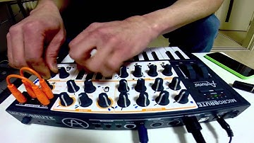 Arturia MicroBRUTE midi synced improv